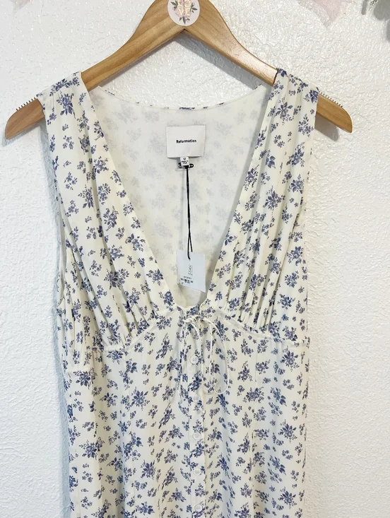 NWT Reformation Ceara Gracie Midi Dress - Picture 5 of 10